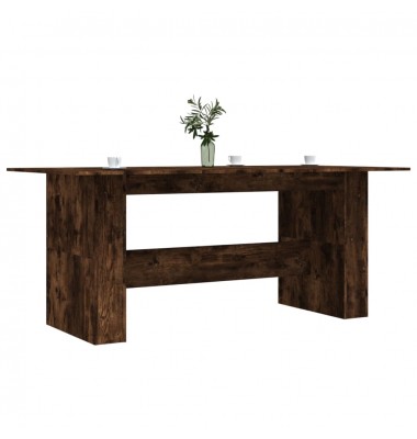  Valgomojo stalas, dūminio ąžuolo, 180x90x76cm, apdirbta mediena - Stalai - 3