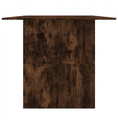  Valgomojo stalas, dūminio ąžuolo, 180x90x76cm, apdirbta mediena - Stalai - 5