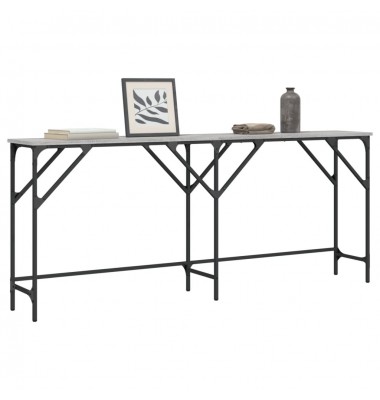  Konsolinis staliukas, pilkas ąžuolo, 180x29x75cm, mediena - Žurnaliniai staliukai - 1