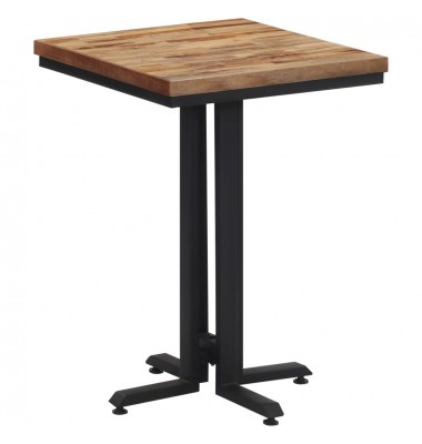  Valgomojo stalas, 55x55x76cm, perdirbta tikmedžio mediena - Stalai - 3