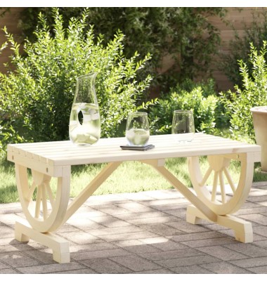  Sodo kavos staliukas, 90x50x40cm, eglės medienos masyvas - Lauko stalai, staliukai - 1