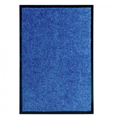  Durų kilimėlis, mėlynos spalvos, 40x60cm, plaunamas - Durų, virtuvės kilimai - 1