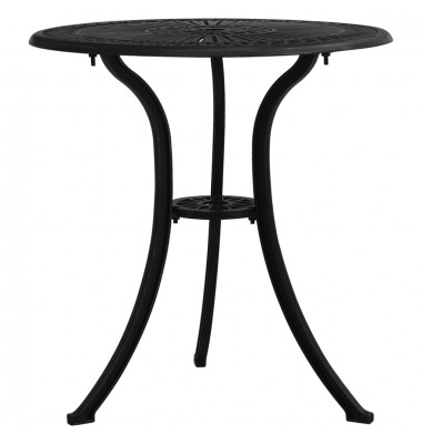  Sodo staliukas, juodos spalvos, 62x62x65cm, lietas aliuminis - Lauko stalai, staliukai - 1