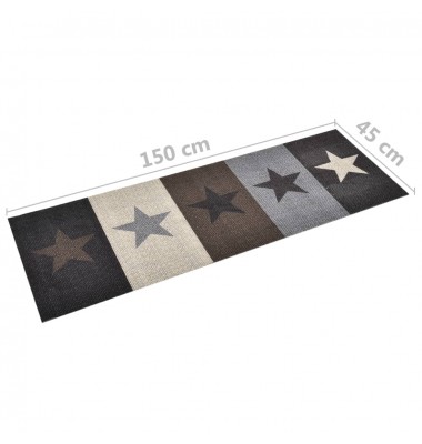  Virtuvės kilimas, 45x150cm, plaunamas, su žvaigždėmis - Durų, virtuvės kilimai - 5