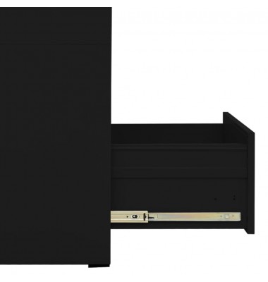  Spintelė dokumentams, juodos spalvos, 46x62x72,5cm, plienas - Dokumentų spintos - 7