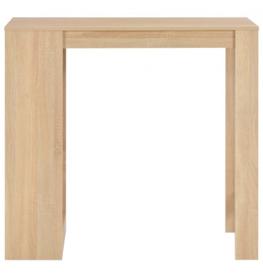  Baro stalas su lentyna, ąžuolo sp., 110x50x103cm - Stalai - 2