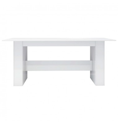  Valgomojo stalas, baltos sp., 180x90x76cm, MDP, labai blizgus - Stalai - 4