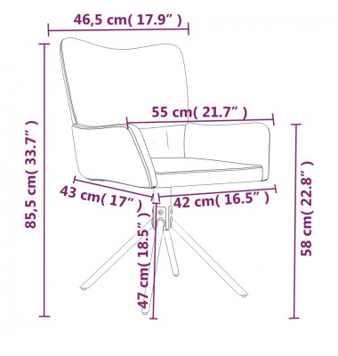  Pasukamos valgomojo kėdės, 2vnt., juodos spalvos, aksomas - Valgomojo Kėdės - 10
