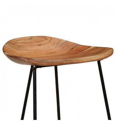  Baro taburetės, 2vnt., akacijos medienos masyvas - Baro kėdės - 6