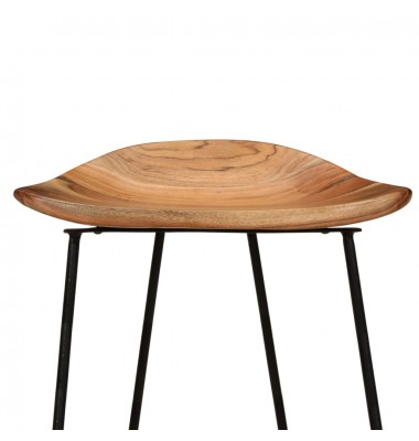  Baro taburetės, 2vnt., akacijos medienos masyvas - Baro kėdės - 8