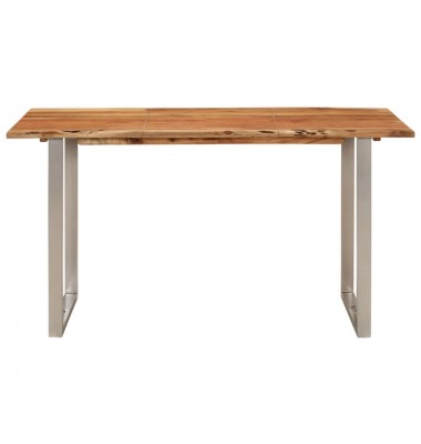  Valgomojo stalas, 140x70x76cm, akacijos medienos masyvas - Stalai - 2
