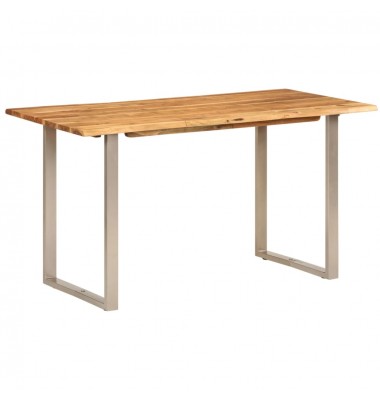  Valgomojo stalas, 140x70x76cm, akacijos medienos masyvas - Stalai - 10