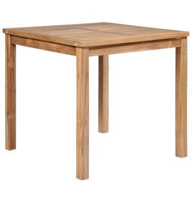  Sodo stalas, 80x80x77cm, tikmedžio medienos masyvas - Lauko stalai, staliukai - 1