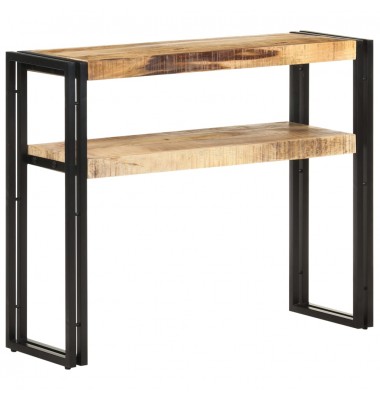 Konsolinis staliukas, 90x30x75cm, neapdorota mango mediena - Žurnaliniai staliukai - 1