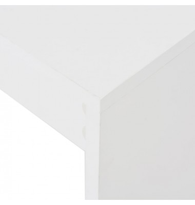  Baro stalas su lentyna, baltas, 110x50x103cm - Stalai - 5