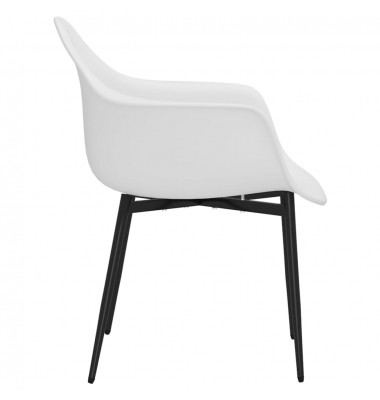  Valgomojo kėdės, 4vnt., baltos spalvos, PP - Valgomojo Kėdės - 5