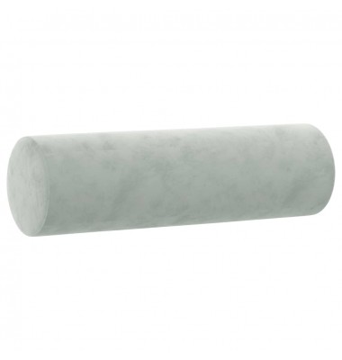  Sofos komplektas su pagalvėmis, 2 dalių, pilkas, aksomas - Sofos, sofos-lovos - 6