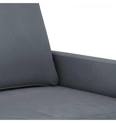  Trivietė sofa, tamsiai pilkos spalvos, 180cm, aksomas - Sofos, sofos-lovos - 6