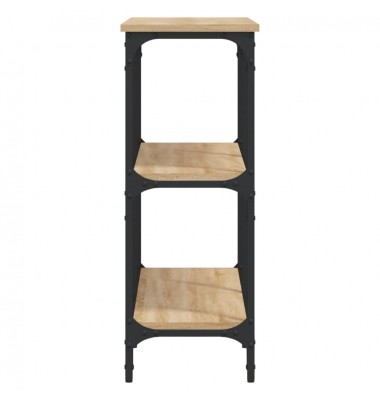  Konsolinis staliukas, ąžuolo, 100x29x75cm, apdirbta mediena - Žurnaliniai staliukai - 5