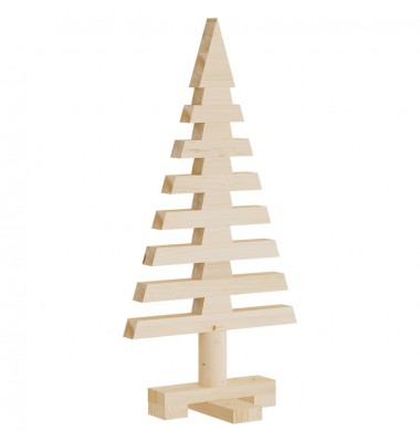 Medinė Kalėdų eglutė, 60 cm, pušies medienos masyvas - Kalėdinės eglutės - 2