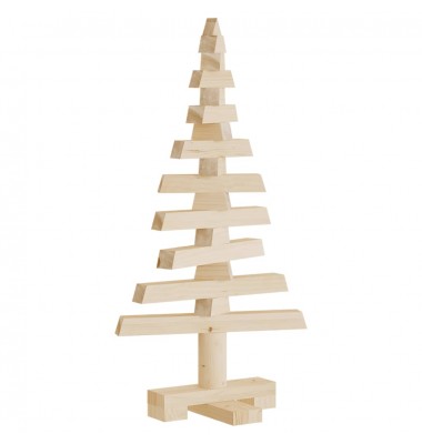  Medinė Kalėdų eglutė, 60 cm, pušies medienos masyvas - Kalėdinės eglutės - 3