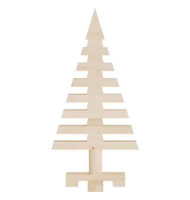  Medinė Kalėdų eglutė, 60 cm, pušies medienos masyvas - Kalėdinės eglutės - 4
