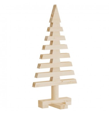  Medinė Kalėdų eglutė, 60 cm, pušies medienos masyvas - Kalėdinės eglutės - 6