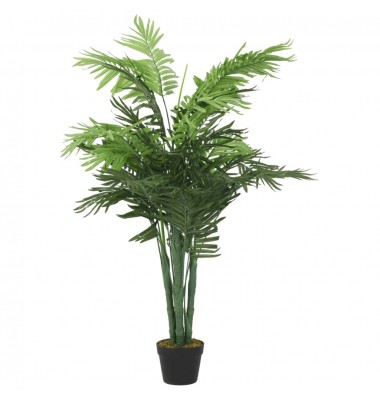  Dirbtinė palmė, žalios spalvos, 120 cm, 28 lapų - Dirbtiniai augalai - 1