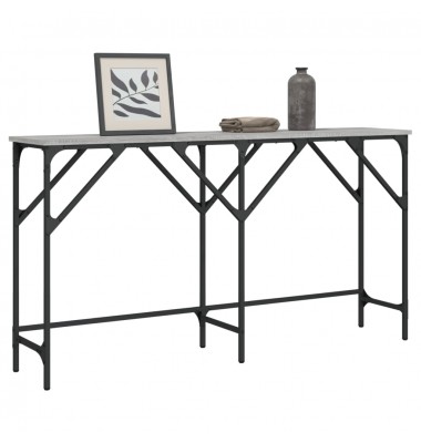  Konsolinis staliukas, pilkas ąžuolo, 140x29x75cm, mediena - Žurnaliniai staliukai - 1