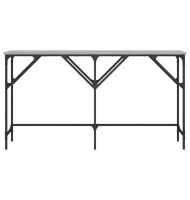  Konsolinis staliukas, pilkas ąžuolo, 140x29x75cm, mediena - Žurnaliniai staliukai - 4