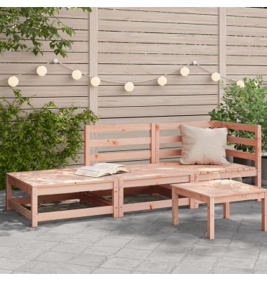  Dvivietė sodo sofa su pakoja, douglas eglės medienos masyvas - Moduliniai lauko baldai - 1