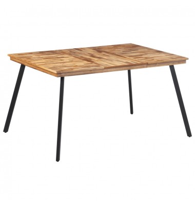  Valgomojo stalas, 148x97x76cm, tikmedžio medienos masyvas - Stalai - 1