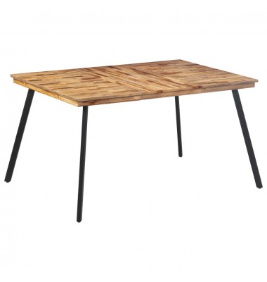  Valgomojo stalas, 148x97x76cm, tikmedžio medienos masyvas - Stalai - 8