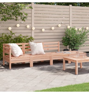  Keturvietė sodo sofa, douglas eglės medienos masyvas - Moduliniai lauko baldai - 1