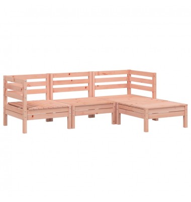  Trivietė sodo sofa su pakoja, douglas eglės medienos masyvas - Moduliniai lauko baldai - 2