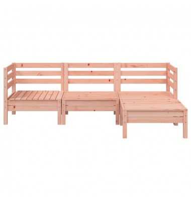  Trivietė sodo sofa su pakoja, douglas eglės medienos masyvas - Moduliniai lauko baldai - 4