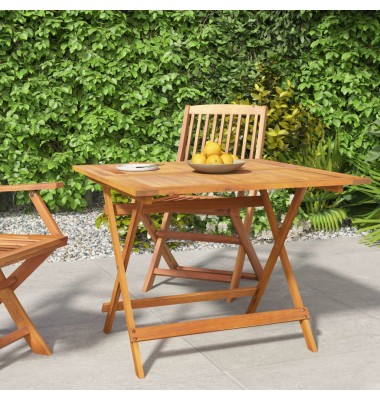  Sulankstomas sodo stalas, 90x90x75cm, akacijos medienos masyvas - Lauko stalai, staliukai - 1