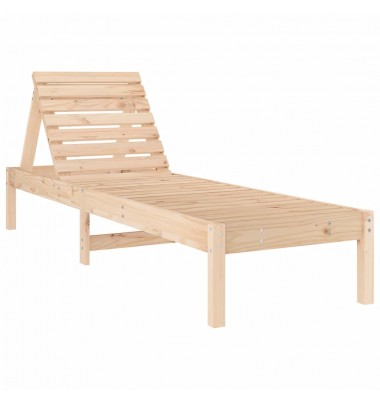  Saulės gultai su staliuku, 2vnt., pušies medienos masyvas - Gultai, šezlongai - 4