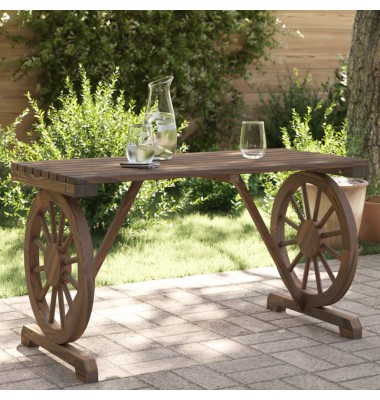  Sodo stalas, 115x55x65cm, eglės medienos masyvas - Lauko stalai, staliukai - 1