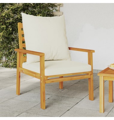  Sodo krėslai su pagalvėlėmis, 2vnt., akacijos medienos masyvas - Lauko kėdės - 1