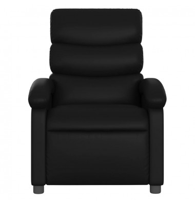  Elektrinis atlošiamas masažinis krėslas, juodas, dirbtinė oda - Foteliai, krėslai - 9
