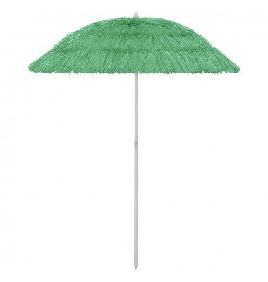  Paplūdimio skėtis, žalios spalvos, 180cm, havajietiško dizaino - Lauko skėčiai, uždangos nuo saulės - 1