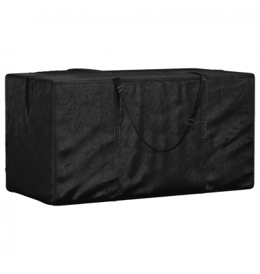  Krepšys sodo pagalvėlėms, juodas, 150x75x75cm, polietilenas - Baldų uždangalai, priedai - 1