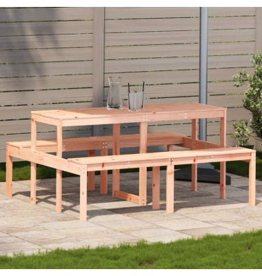  Iškylų stalas, 160x134x75cm, douglas eglės medienos masyvas - Lauko stalai, staliukai - 1