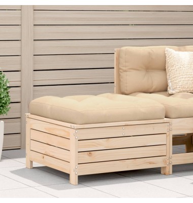  Sodo pakoja su pagalvėle, pušies medienos masyvas - Lauko sofos, lovos - 1