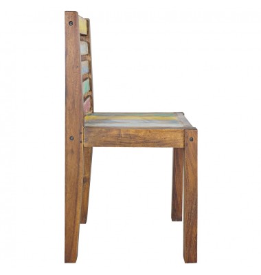  Valgomojo kėdės, 2vnt., perdirbtos medienos masyvas - Valgomojo Kėdės - 4