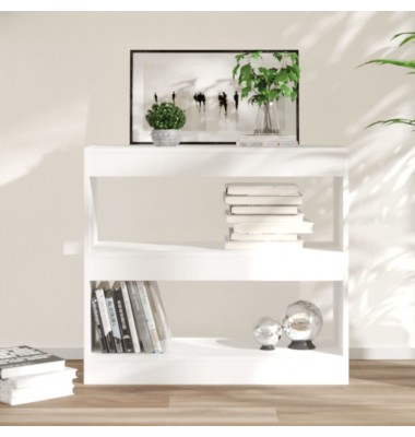  Spintelė knygoms/kambario pertvara, balta, 80x30x72cm - Pastatomos lentynos, spintelės - 1