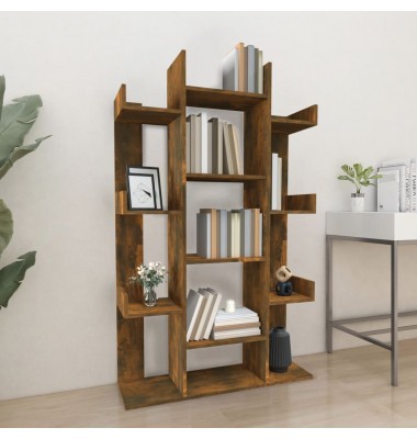  Spintelė knygoms, dūminio ąžuolo, 86x25,5x140cm, mediena - Pastatomos lentynos, spintelės - 1
