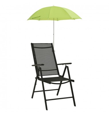 Skėčiai stovyklavimo kėdei, 2vnt., žalios spalvos, 105cm - Lauko skėčiai, uždangos nuo saulės - 1