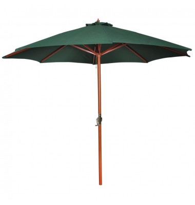 Žalias Skėtis nuo Saulės, 258 cm - Lauko skėčiai, uždangos nuo saulės - 1